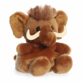 Aurora® Adorable Palm Pals™ Mo Woolly Mammoth™ Stuffed Animal - Fun Collectible Plush for Kids and Adult Collectors - Perfect for Decorating Rooms and Birthday Gifts - Brown 5 Inches