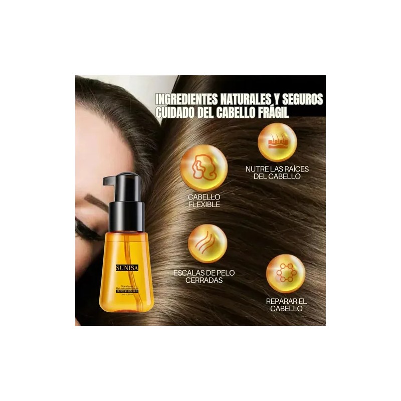 Tratamiento Cabello Anti Frizz Aceite Iluminador Rizos F