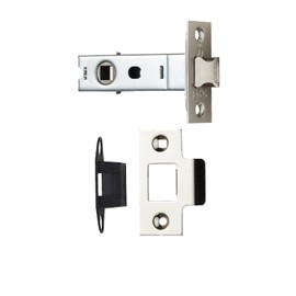 Carlisle Brass TLE5025NP TLE Bolt-Through Mortice Latch Tubular, Polished Nickel, 2.5 inch (64mm)
