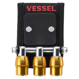 VESSEL QB-10MB3Y Quick Catcher, 3 Row Holder, Magnetic Included, Yellow
