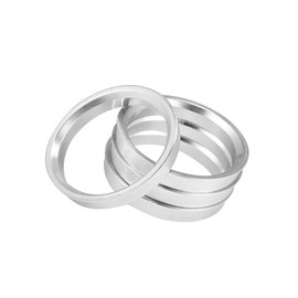 Motoforti 4pcs OD 66.1mm to ID 57.1mm Aluminum Alloy Car Hub Centric Rings Long-lasting
