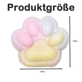 Cat Paws Squishy, Cat Paw Squishy, Taba Squishy, Squishy Prote, Colour Cat Paws Squishy, Cat Paws Squeeze Toy, Squishy Cat Toy for Adults and Children (Random Colour Match)