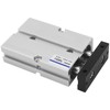 Air Cylinder Pneumatic 2 Piston Rod 2 Shaft Double Action