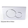 Flush Actuator Plate Compatible with 115.770.46.6, Mirror Surface Wall Mount