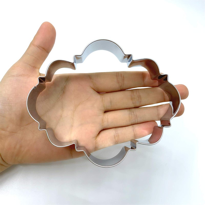 LILIAO Big Oval Plaque Cookie Cutter - 4.5 x 4