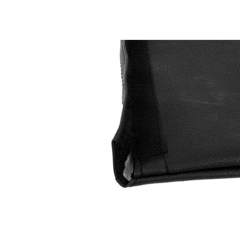 Wind Deflector Bag 130 x 70 cm Black Faux Leather