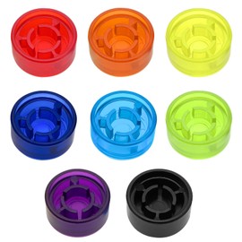 VGOL 16PCS Guitar Effect Pedal Cap Multicolour Footswitch Topper Pedal Knob Caps Protection Cap Decoration Guitar Effect Accessories 8 Colours