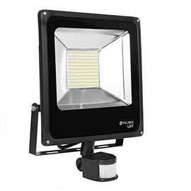 High power LED reflector with motion sensor 50 W