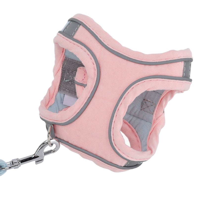 Cat Vest Harnesses and Leash Color Blocked Reflective Adjustable Escape
