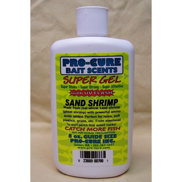 Pro-Cure Sand Shrimp Super Gel, 8 Ounce