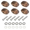 PATIKIL Guitar Tuning Peg Button Machine Head Oval Acrylic Button