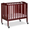 Dream On Me 3-in-1 Folding Portable Crib, Cherry, Large