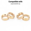 daitoku 4PCS Brass Wheel Weight, 3.3g Wheel Weights for Axial