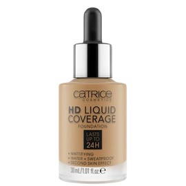 Catrice | HD Liquid Coverage Foundation | High & Natural Coverage | Vegan & Cruelty Free (055 | Warm Bamboo)