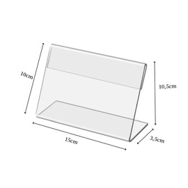 Pack of 10 Clear Label Holders 10x15cm Clear Label Holder Acrylic Label Holder Price Tags Label Holder Retail Store Supermarket