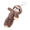 Toyvian Sloth Keychain Backpack Pendant Plush Keychain Charm Bag Hanging