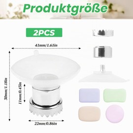 Pack of 2 Stainless Steel Soap Holder Magnetic Soap Holder No Drilling & Suction Cup for Shower, Sink and Kitchen