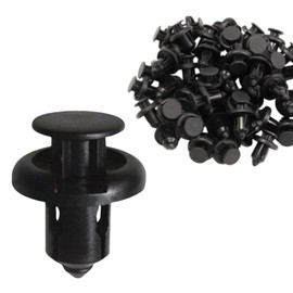 for Honda and Acura Front Fender Liner Trim Panel Bumper Automotive Push-Type Retainer Clip, 20mm Head, 10mm Hole, Black Plastic 91503-SZ3-003 25pcs