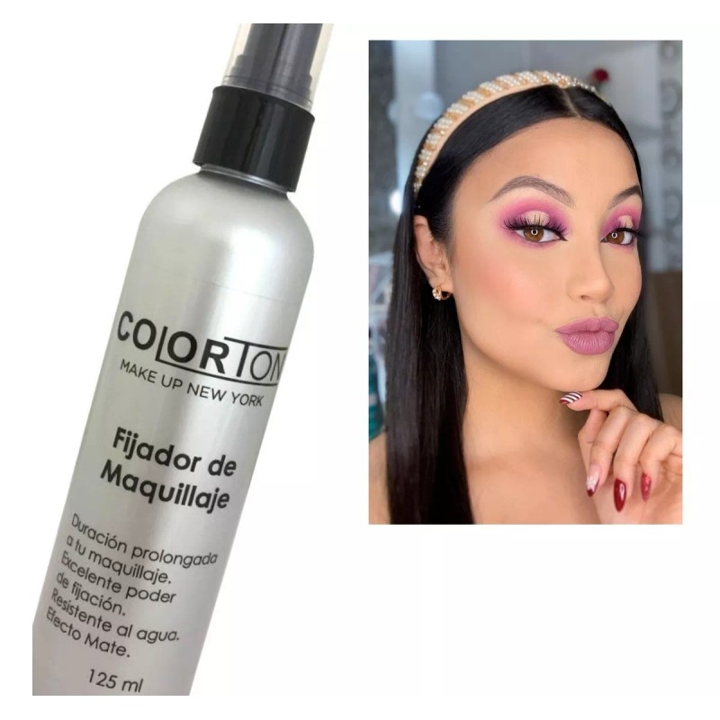 Colorton Fijador Maquillaje Resiste Agua Efecto Mate 125ml