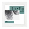 MCS 8x8 Inch Studio Gallery Frame, White Woodgrain
