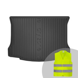 FROGUM DryZone Rubber Mat All Year Round Practical Car Boot Mat Boot Liner Suitable for Ford Kuga I 2008-2013 High Edge Robust and Durable