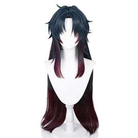 Jin Star Rail Wig Cosplay March Princess Kafka Tanjing Cosplay Costume Wig, High Temperature, Heat Resistant, School Festival, Cosplay Honkai Star Rail Wig with Net