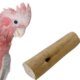 Mandarin Bird Toys by M&M 5503 Natural Sola Skin Log PK3 - Handcut Sola Wood Bird Foot Toys, Thin Layer of Outer Bark, Lightweight, Chewable, Versatile, Great for Med to Large Size Pet Birds