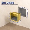 Shower Niche, Wall Shower Stool Niche for Bathroom