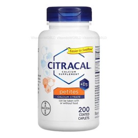 Bayer Citracal Calcio  Vitamina D3  Sodio 200 Cápsulas Sabor Sin Sabor