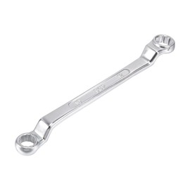 uxcell 10mm x 12mm Metric 12 Point Offset Double Box End Wrench Chrome Plated, Cr-V Steel