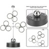 Electronic Perpetual Motion Revolving Celestial Model Kinetic Art Craft Desk
