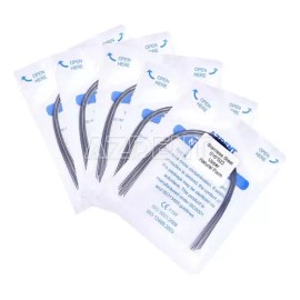 Azdent Paquete 10 Arcos Acero Ortodoncia Brackets Azdent