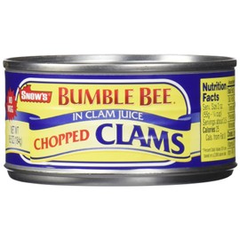 Snow's by Bumble Bee Chopped Clams Juice, 6.5 Ounce (Pack of 6)