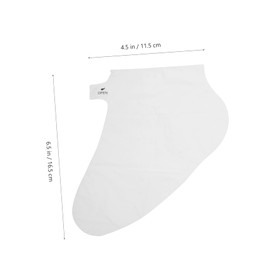 Mikinona 2 Pair Exfoliating Foot Mask Moisturizing Callus Remover for Soft Feet Care Gentle Peeling Treatment with Rose Extract No Scrubbing Smooth Skin