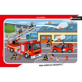 Ravensburger 4005556861385 Puzzle with Frame, 15 Pieces - Fire Brigade Téo Jasmine Children's Puzzle