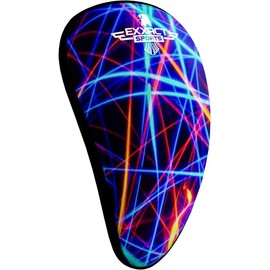 Lightweight Athletic Cup For Men & Boys with Soft Rim Comfort (Lazer) - Size: X-Small