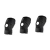 Baluue 3pcs Adjustable Knee Brace Support Sleeve Patella Stabilizer Protector