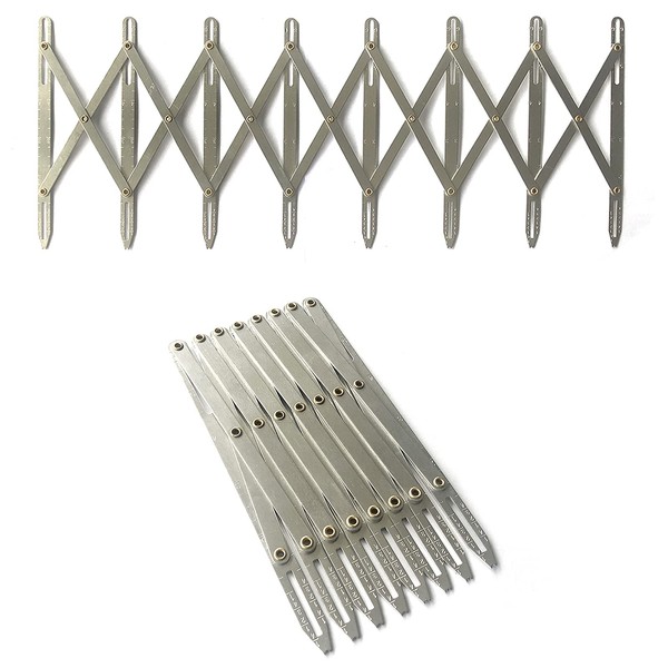 Tatiwoo Aluminum Expanding Sewing Gauge Button Guide Spacing Device for