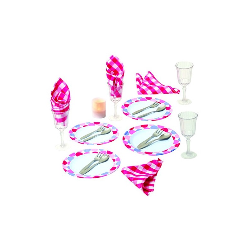 PlayGo Table Metalware Playset (21 Piece) (Set of 4)