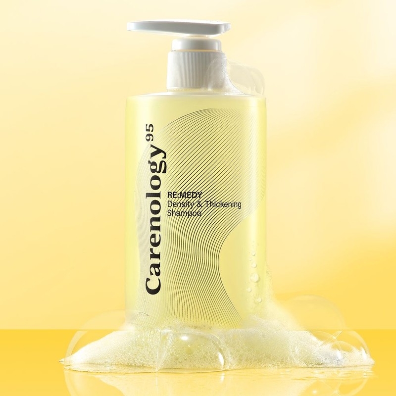 Carenology 케어놀로지 레미디 밀도 볼륨 탈모완화 /카페인/비오틴/엑토인 샴푸500ml 2개
