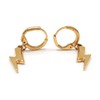 Arracadas con dije - Hoops with charm - Chapa de