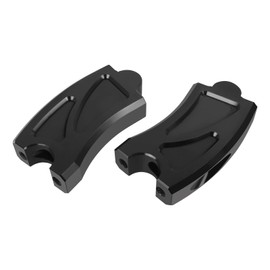 Worldmotop Motorcycle Handlebar Risers Clamp CNC Handle Bar Mount Clamps Black Riser Inserts Replacement for Honda Rebel CMX500 CMX300 CMX 300 500 2017 2018 2019 2020 2021 2022