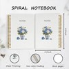 YLZlhb Chinoiserie Hydrangea Spiral Notebook Journal, Aesthetic Hydrangea Flower Notebooks