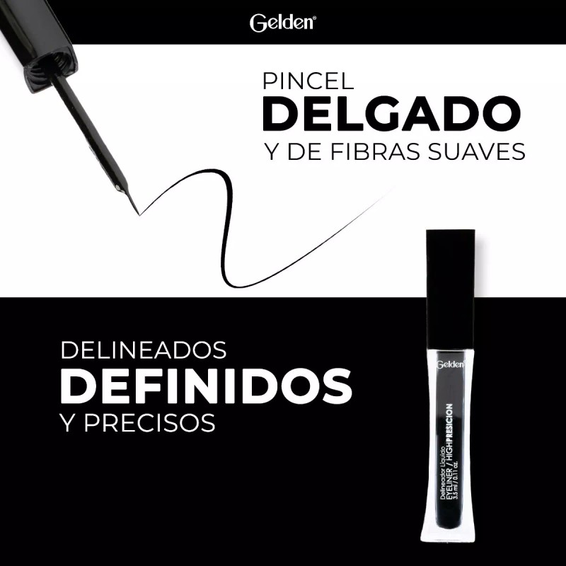 Gelden Delineador Liquido De Alta Precisión Para Ojos