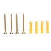 2pcs Mop Broom Holder 3 Positions 4 Hooks Wall Mount