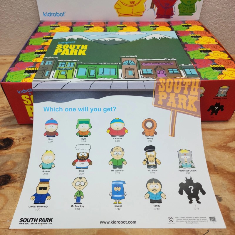 Kidrobot South Park Series 1 Blind Box Factory Sealed 3"