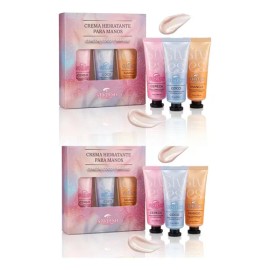 6 Cremas Manos Styllesh Cereza Coco Mango 150ml Hidratante