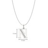 Aeon Jewellery Alphabet Initial Necklace - N | 925 Sterling