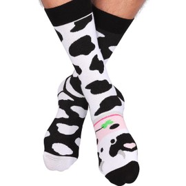 Nanushki Unisex Funny Crazy Design Holy Cow Calf Socks, Holy Cow