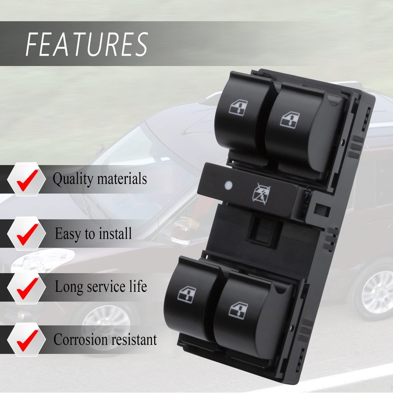 KASturbo Power Window Regulator Switch Electric Window Regulator Button with
